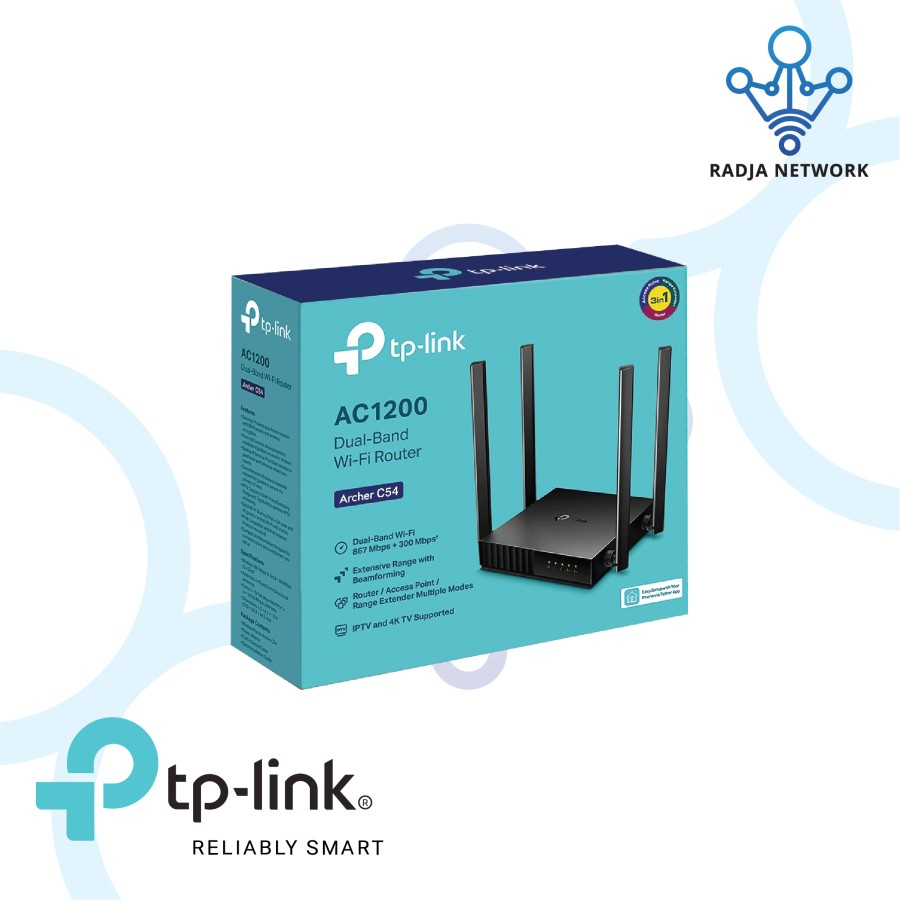 Tp-Link Archer C54 AC1200 Router Wifi Terbaik Original
