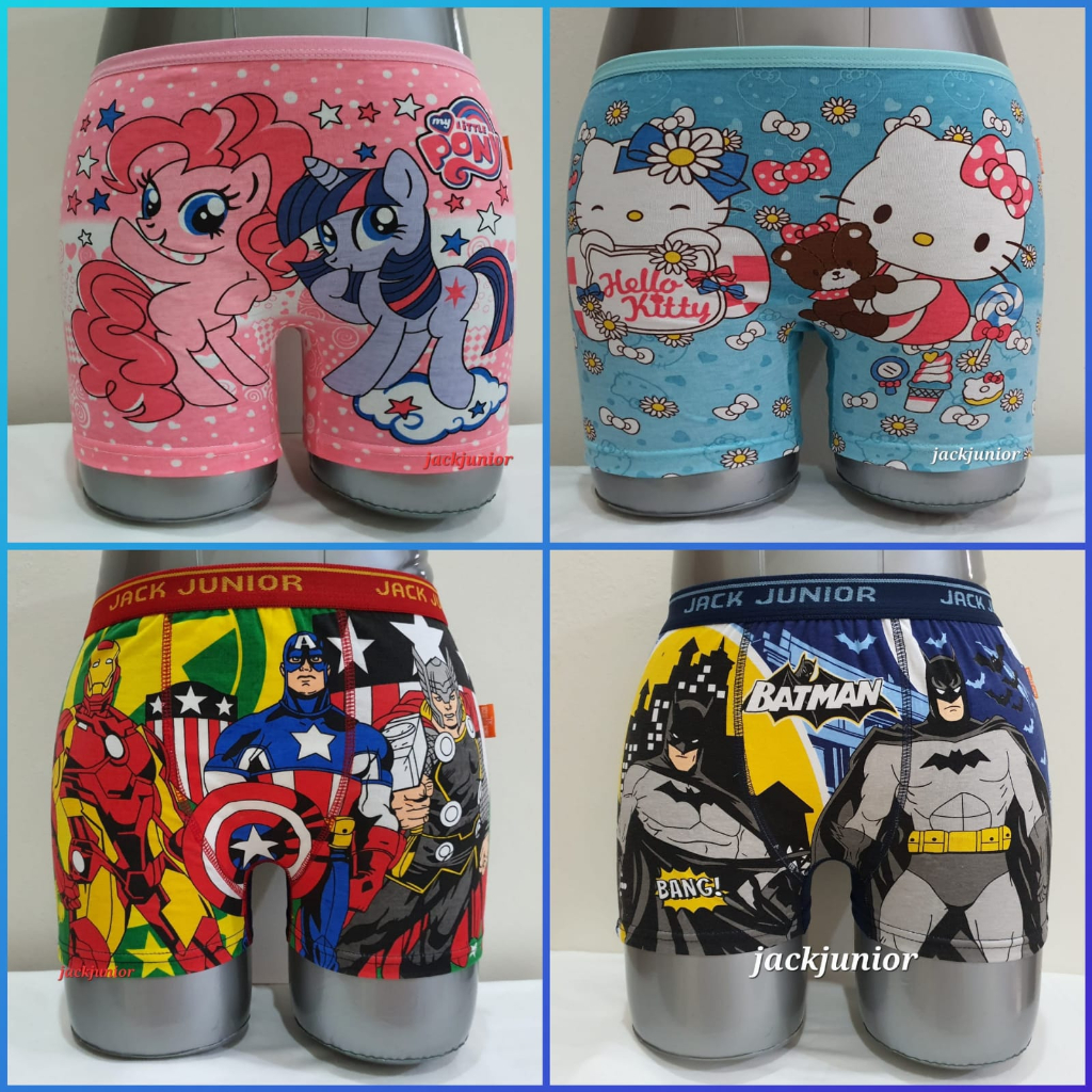 Jack Junior Celana Dalam Boxer Anak Laki dan Perempuan