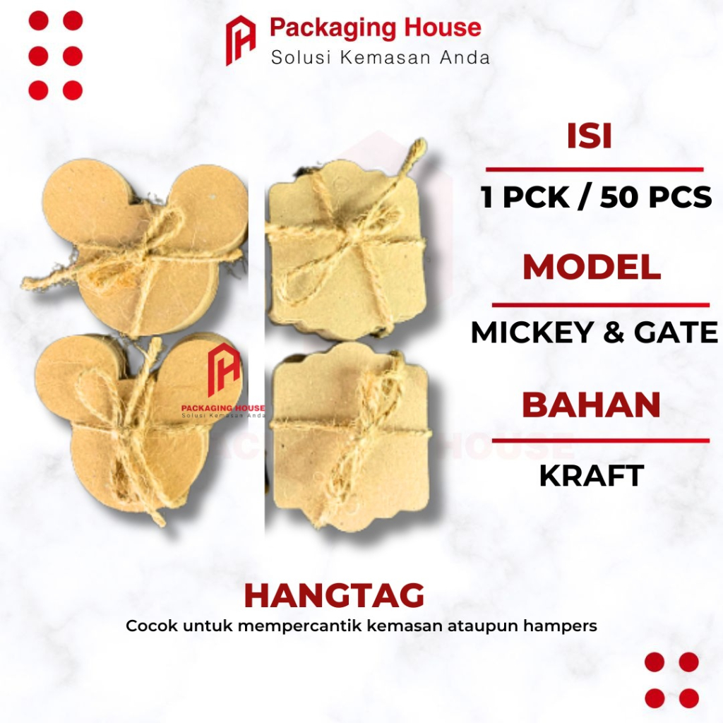 

[ 50 pcs ] HANG TAG | HANG TAG GANTUNGAN | HANG TAG POLOS | HANG TAG KARAKTER | LABEL