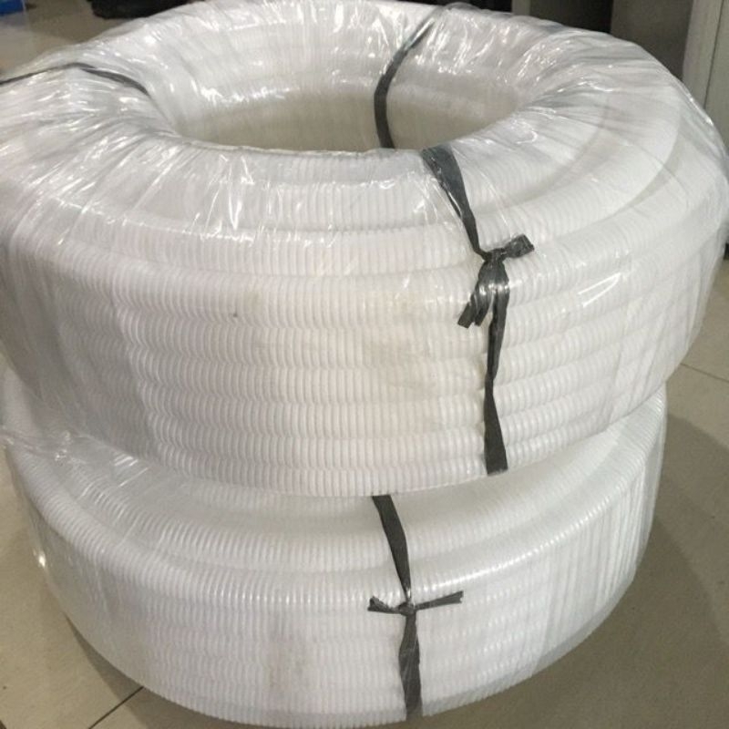 Pipa Listrik Fleksibel Spiral Putih 20mm Panjang 50y (Pipa Listrik)
