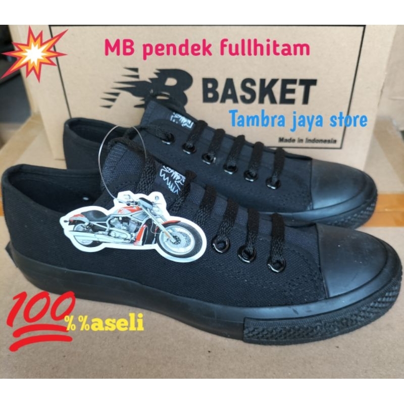 Sepatu sekolah MB 807 full BLK 37/42