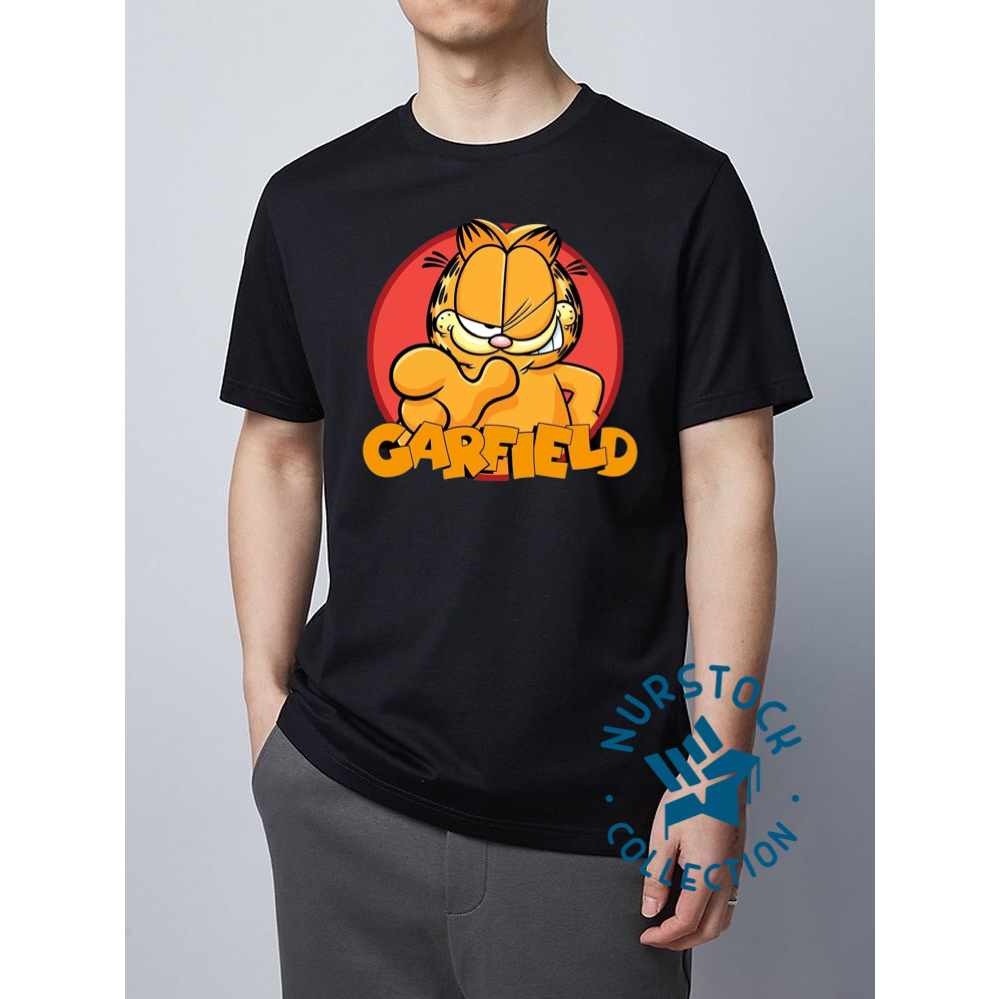 KAOS GARFIELD - TSHIRT GARFIELD - CATTON COMBAD 30s