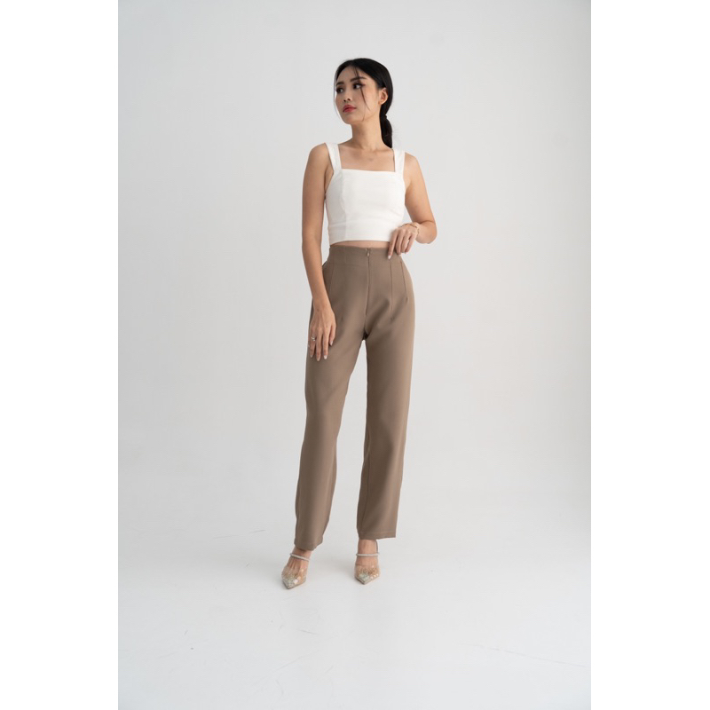 IWEARGRACIE - Gia Pants / Celana Highwaist / Celana Pencil Wanita / Celana Panjang Wanita