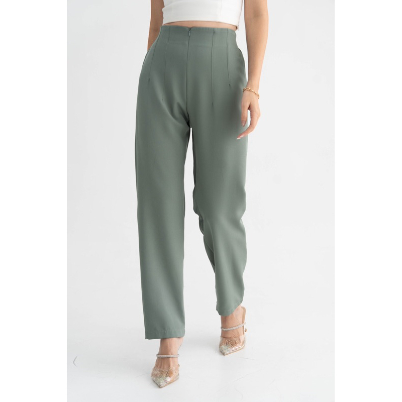 IWEARGRACIE - Gia Pants / Celana Highwaist / Celana Pencil Wanita / Celana Panjang Wanita