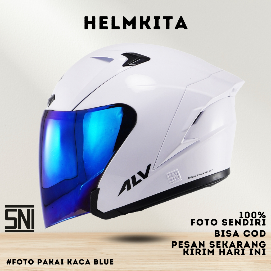Helm Half Face ALV Ultron Kekinian SNI