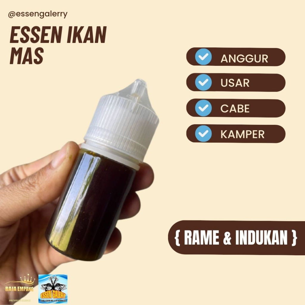 ESSEN IKAN MAS OPLOSAN AROMA ANGGUR KAMPER CABE USAR ,ESSEN IKAN MAS PALING GACOR,ESSEN IKAN MAS AMI