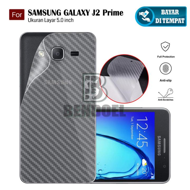 SKIN KARBON SAMSUNG J2 PRIME  J5 PRIME  J7 PRIME - GARSKIN CARBON ANTI GORES BELAKANG HP