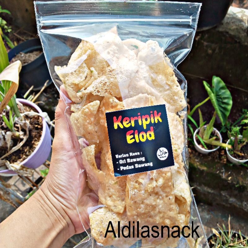 

keripik elod homemade 70gr ORI bawang dan pedas bawang