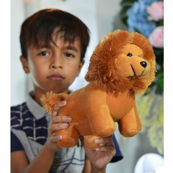 Boneka Singa Mainan Anak Boneka Singa 25 cm