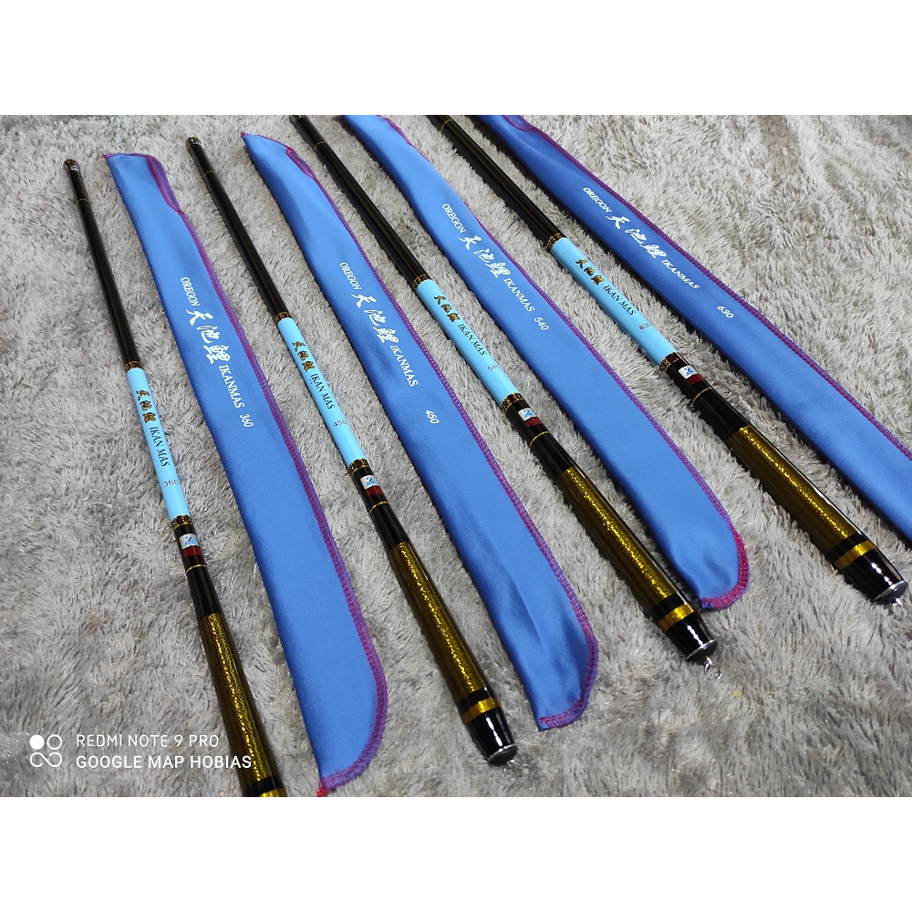 Joran Pancing Tegek Oregon Ikan Mas 360. 450. 540. 630