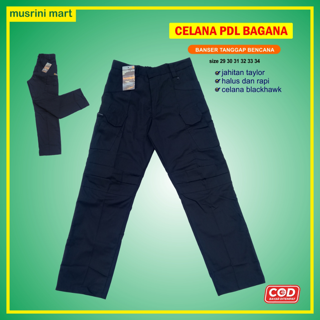 Celana Pdl Bagana Blackhawk Hitam Musrini Mart