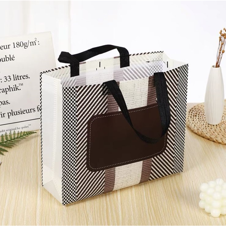 Tas Belanja / Tote Bag Spunbond Kain Motif Premium / TAS GOODIE BAG MOTIF / Tas hajatan AS04-AS07