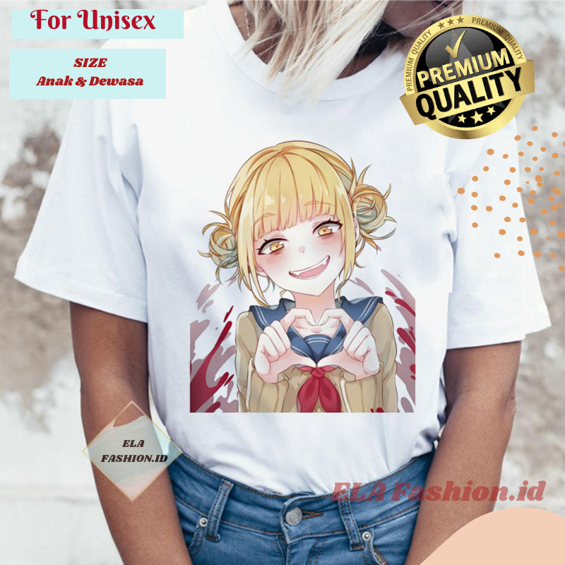 Kaos Anime Senpai T Shirt Hentai Himiko Toga Manga My Hero Academia