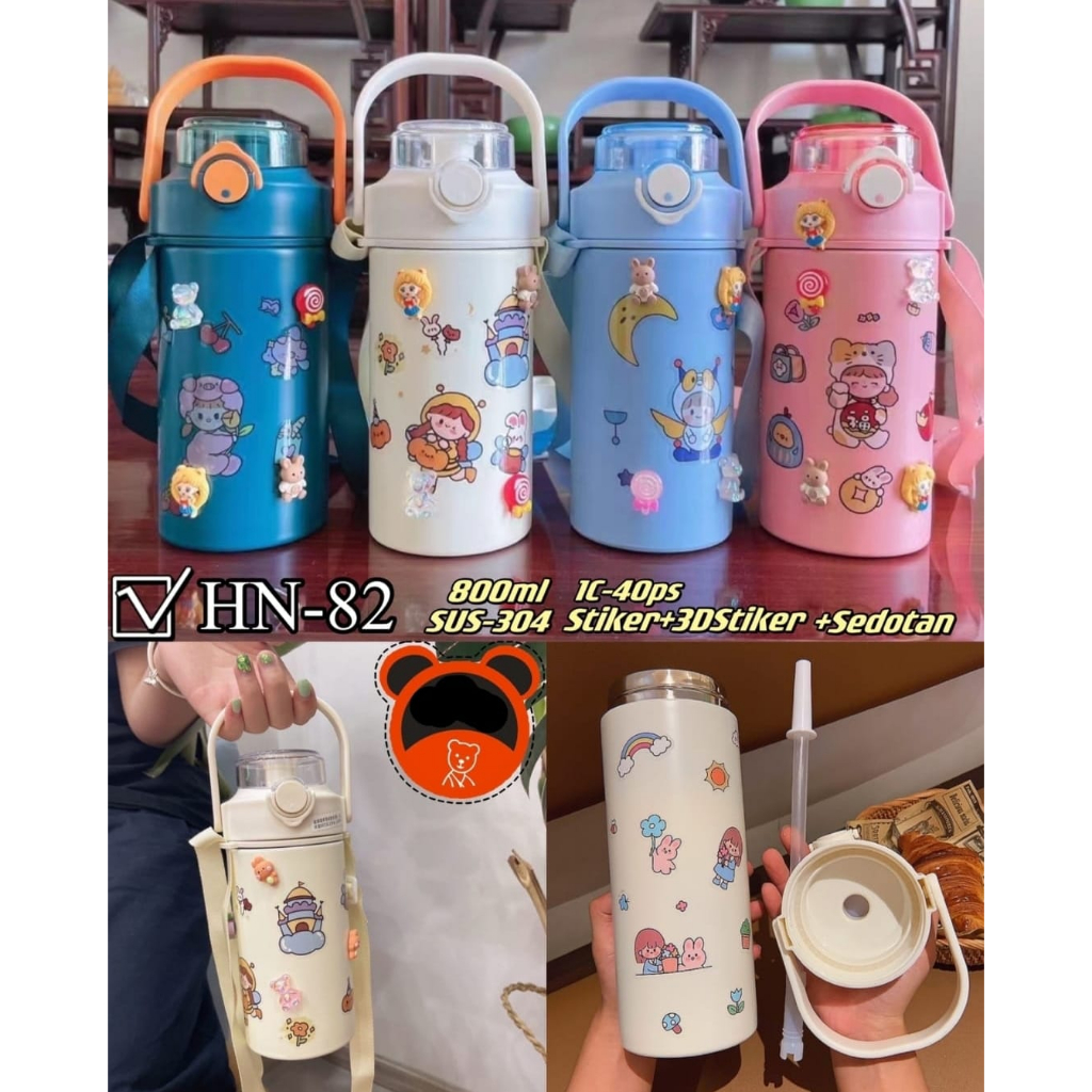 TERMOS AIR PANAS & DINGIN TERMOS STAINLESS STEEL 800ML HN 82