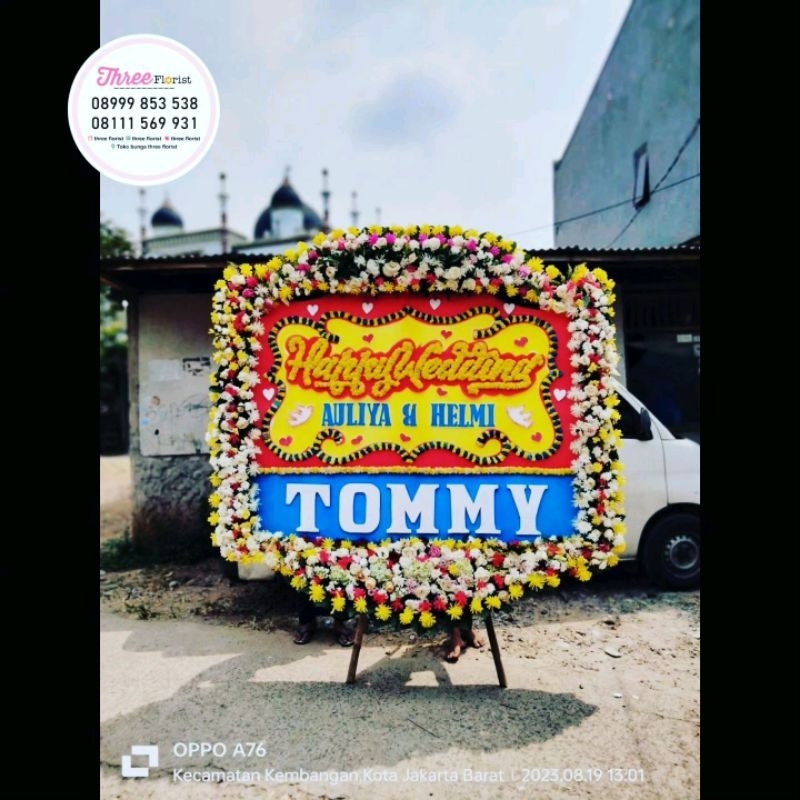bunga papan / bunga papan ucapan wedding / bunga papan jumbo / bunga papan ucapan