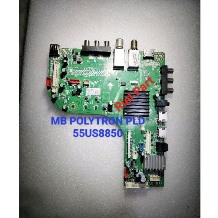 MB - MAINBOARD - MOBO - MODULE MOTHERBOARD MESIN TV LED POLYTRON PLD55US8850C - PLD55US8850 - PLD 55