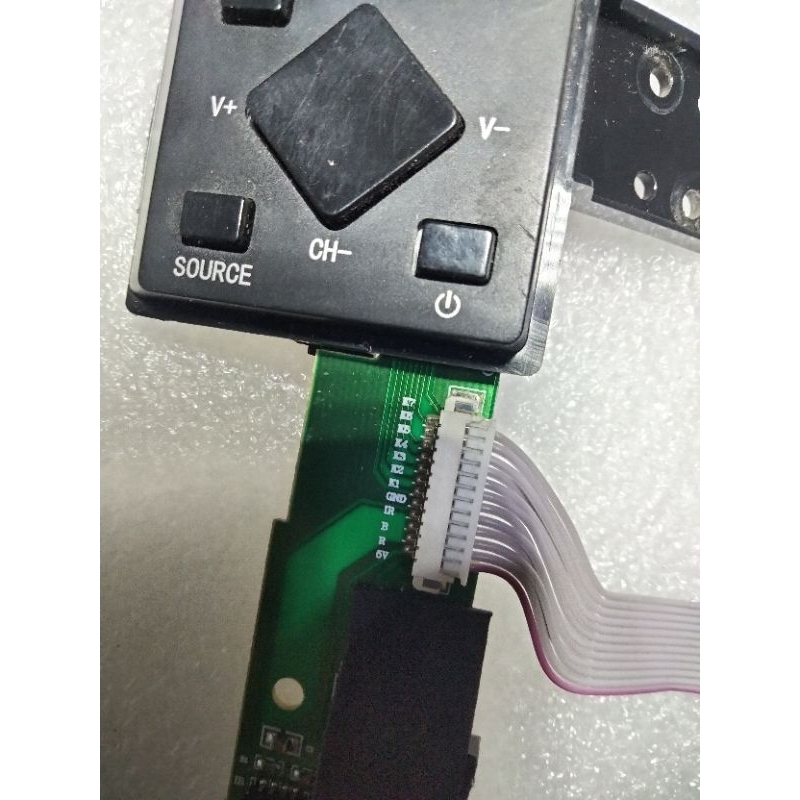 IR SENSOR TOMBOL MANUAL KABEL FLEXI FLEXIBEL LVDS TV LED POLYTRON PLD55US8850C PLD55US8850 55US8850