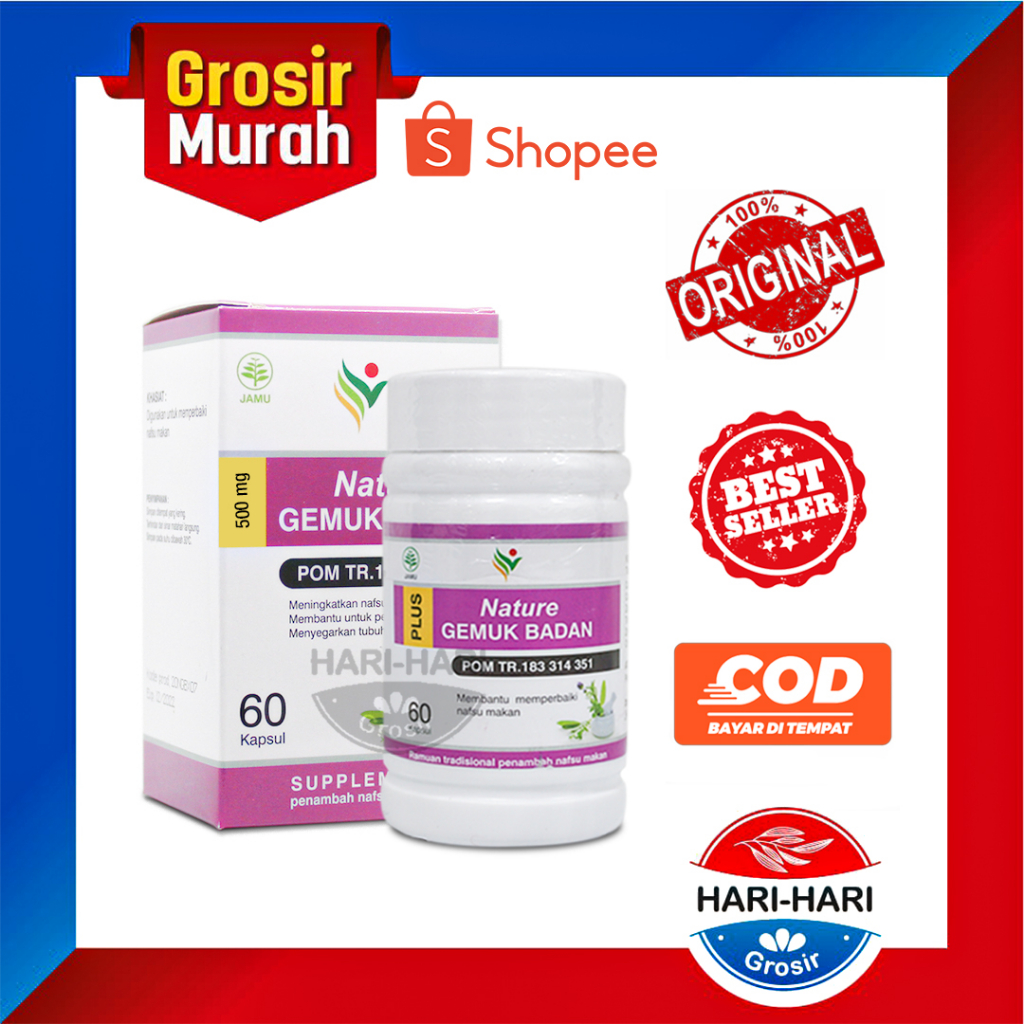 Obat Gemuk Badan Permanen Bpom Nature Gemuk Badan Penambah Nafsu Makan Anak Bumil Dan Busui