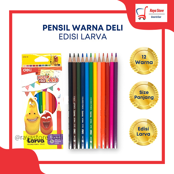 

Pensil Warna Larva isi 12 C115-12