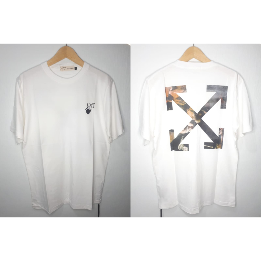 KAOS OFF WHITE PUTIH QUALITY PREMIUM IMPORT