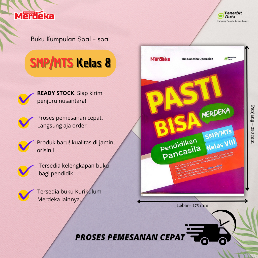 Pasti Bisa Merdeka: PPKN SMP/MTs Kelas 8 Kurikulum Merdeka