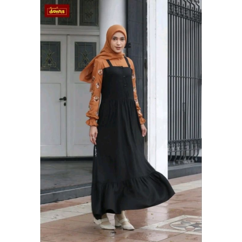Gamis Dress Dannis Perempuan Dewasa Terbaru