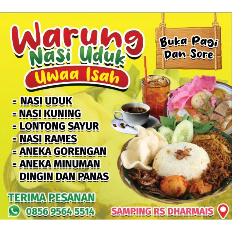 Booth / Etalase / Gerobak Warung Nasi Uduk Uwaa Isah