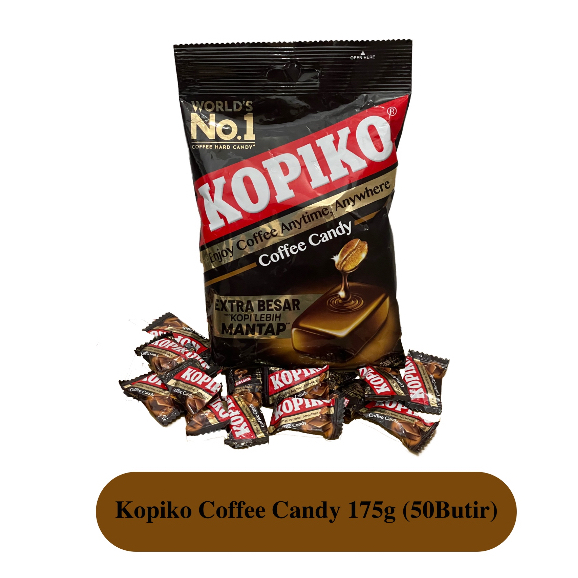 

Permen Kopiko Coffee Candy 175g (50Butir)
