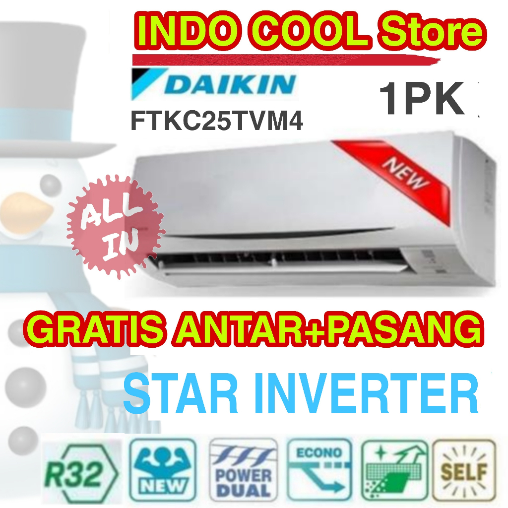 Ac Daikin Inverter 1PK FTKC25