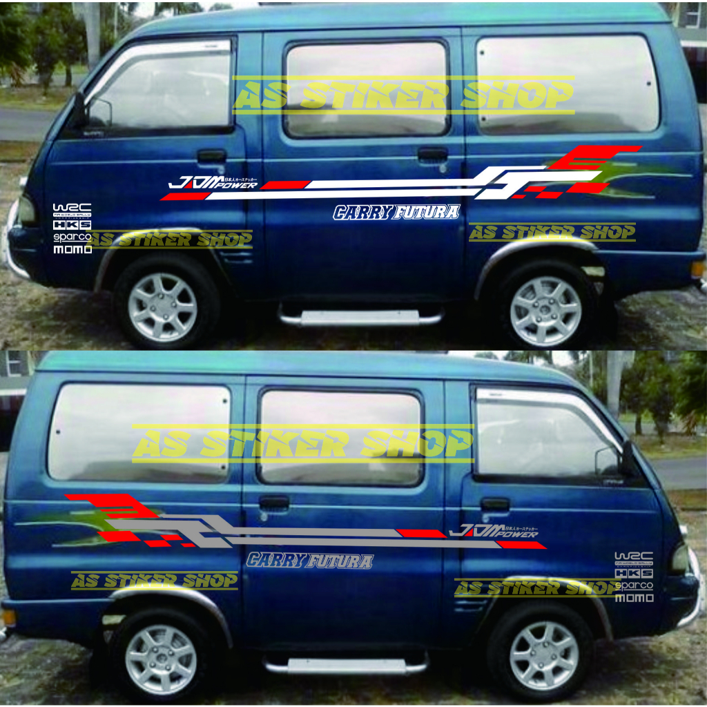 PROMO STIKER MOBIL CARRY FUTURA CUTTING STRIPING BODY MOBIL CARRY FUTURA