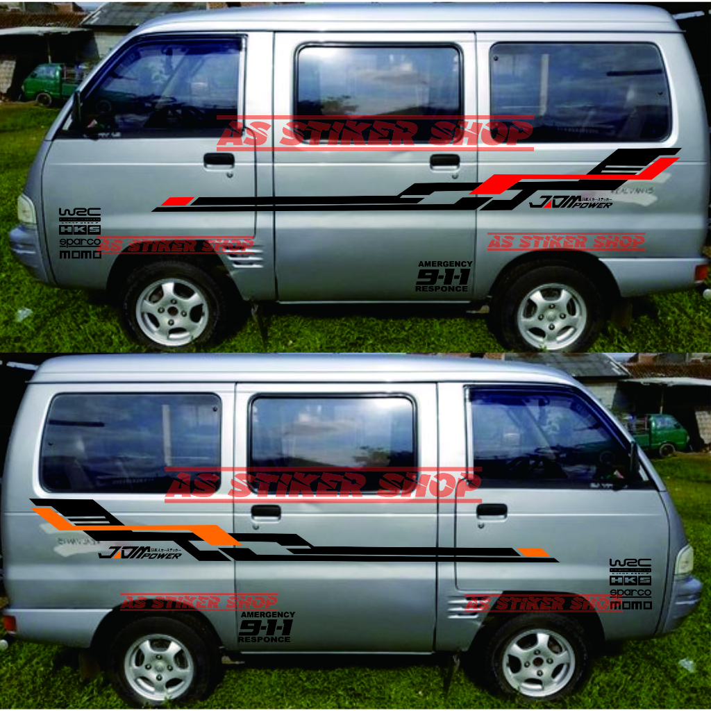 TERBARU STIKER MOBIL SUZUKI FUTURA STIKER STRIPING LIST BODY MOBIL CARRY SUZUKI FUTURA