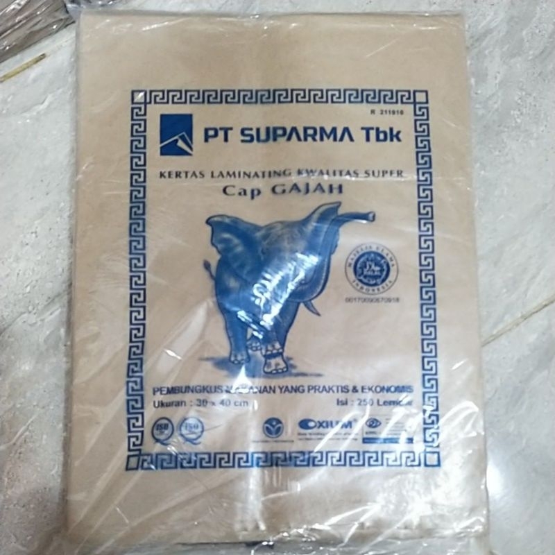 KERTAS BUNGKUS NASI CAP GAJAH