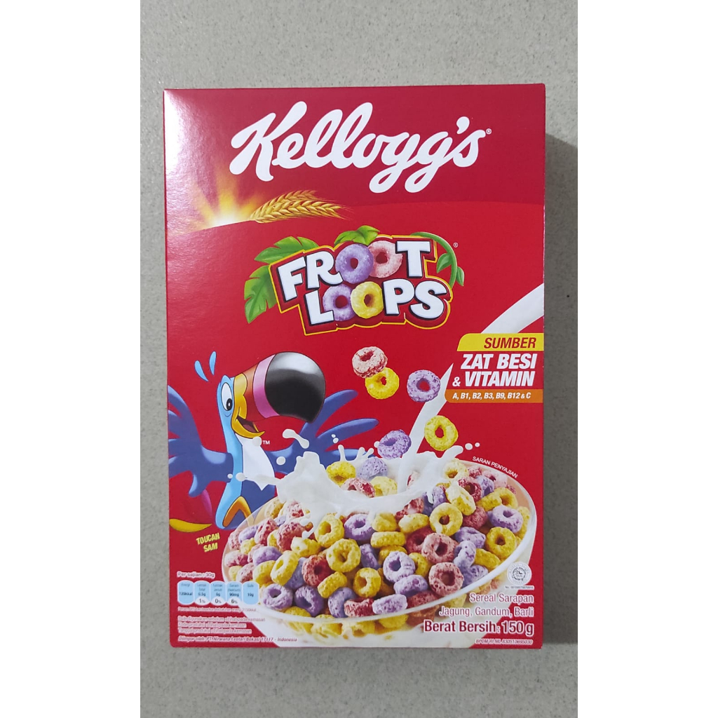 

Kellogg's Kellogg Froot Loops 150gram Cereal Sereal anak