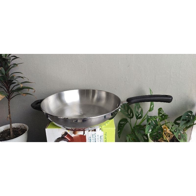 Px 239 Frypan 28cm Fry Pan Stainlees Steel Maxim Export