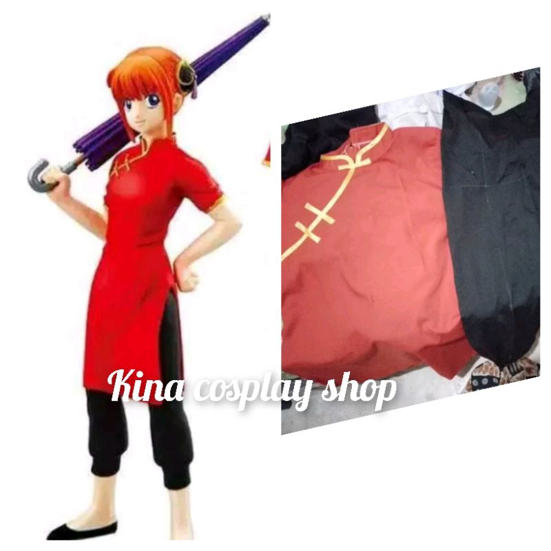 Kagura Gintama default Fashion Style  ver Cosplay Costume