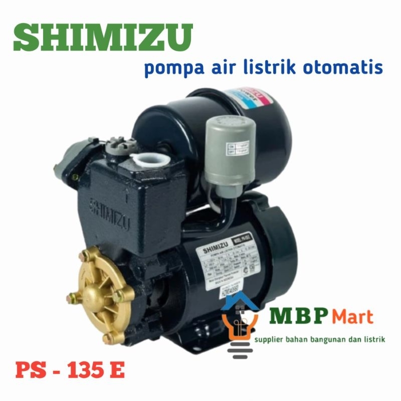 shimizu pompa air otomatis PS 135E / shimizu pompa otomatis PS 135E