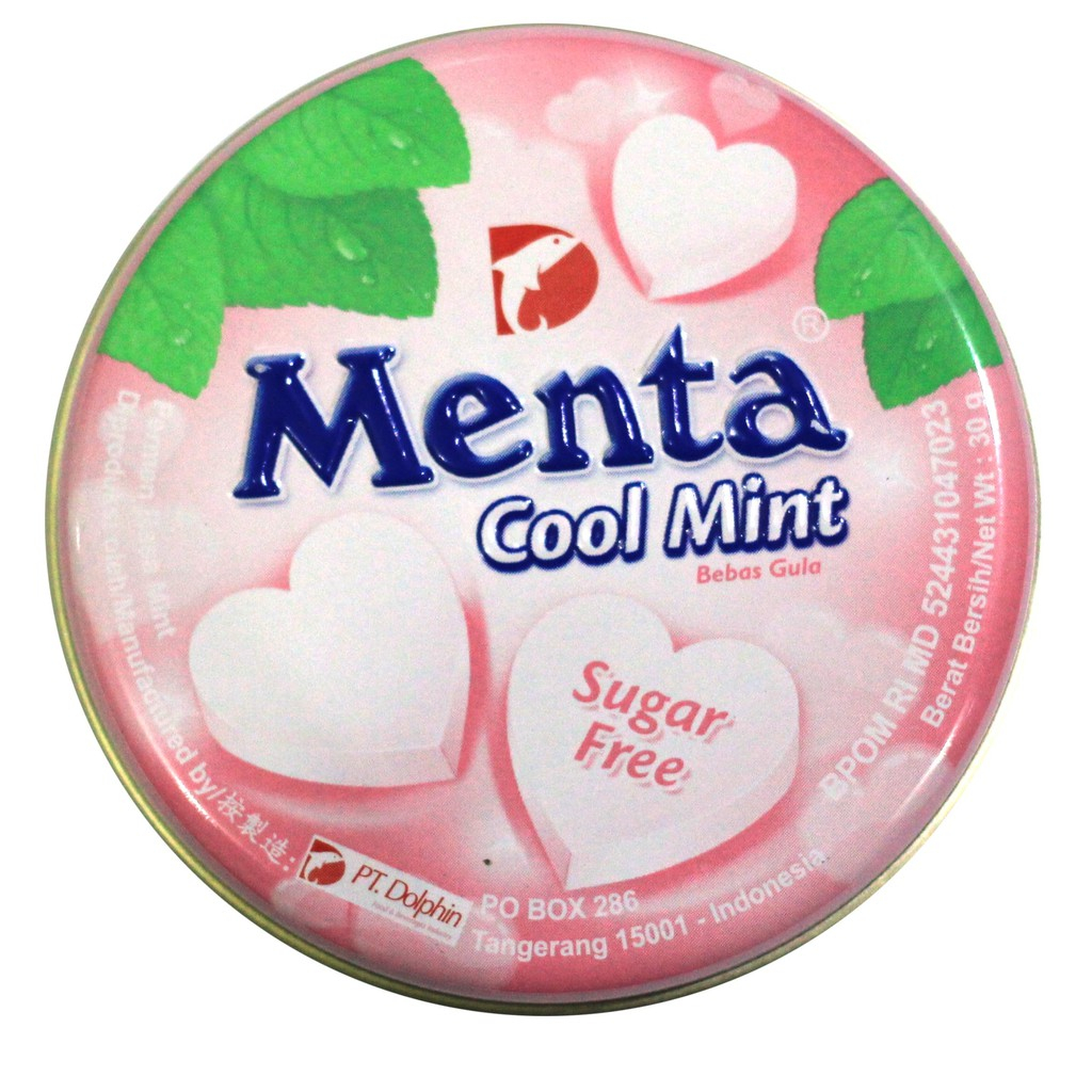 

Menta Permen Bebas Gula Cool Mint 30gr