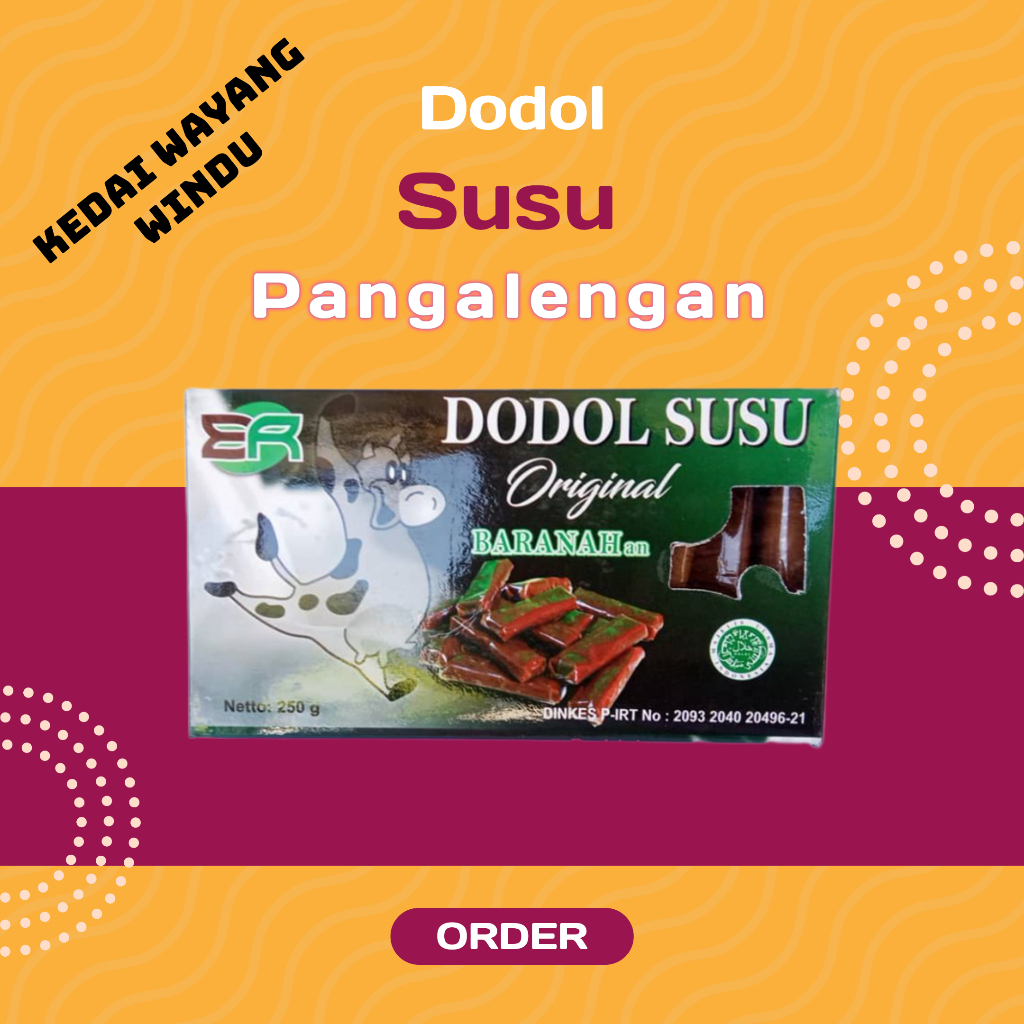 

Dodol susu original