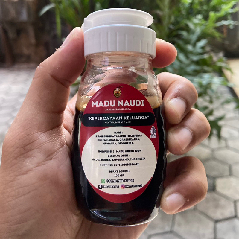 

MADU NAUDI Akasia Carpa ukuran 100gr Mentah, MURNI ASLI 100% Bersanad jelas