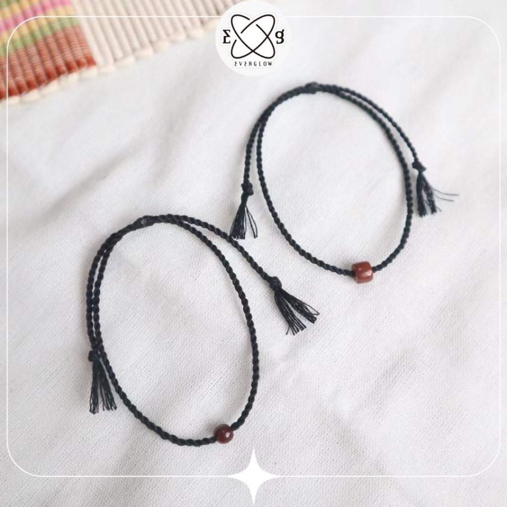 Gelang Polos Tali Hitam Aesthetic Couple Untuk Pria Dan Wanita
