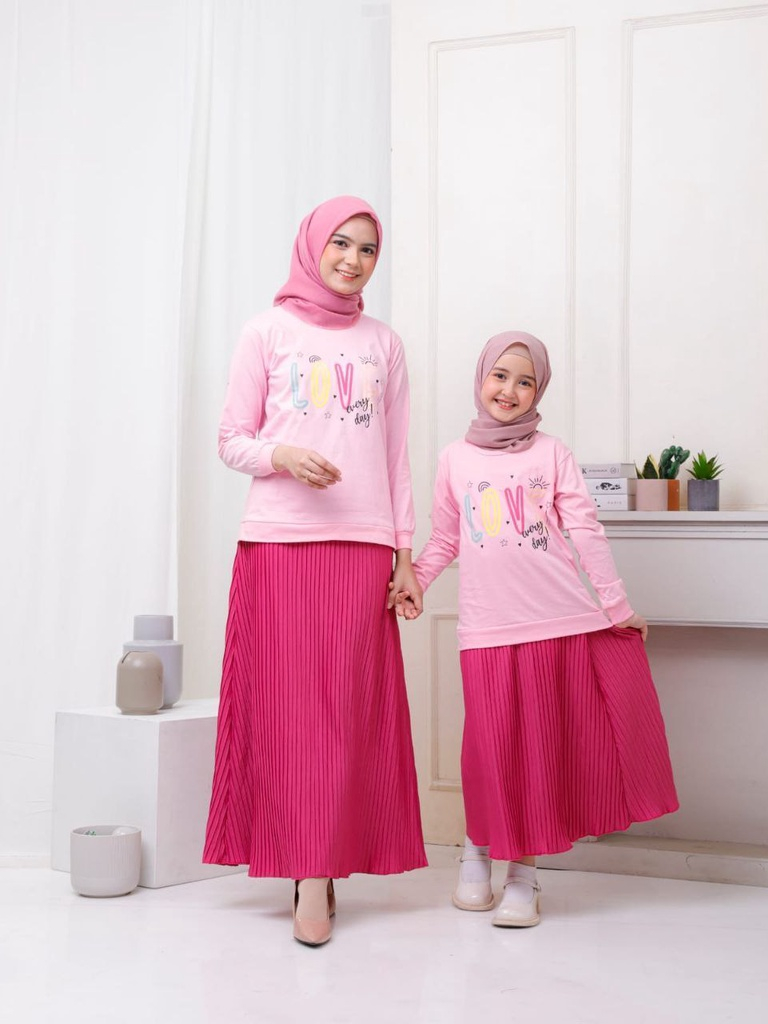 Set Rok Plisket Naira By Mini Dolphin