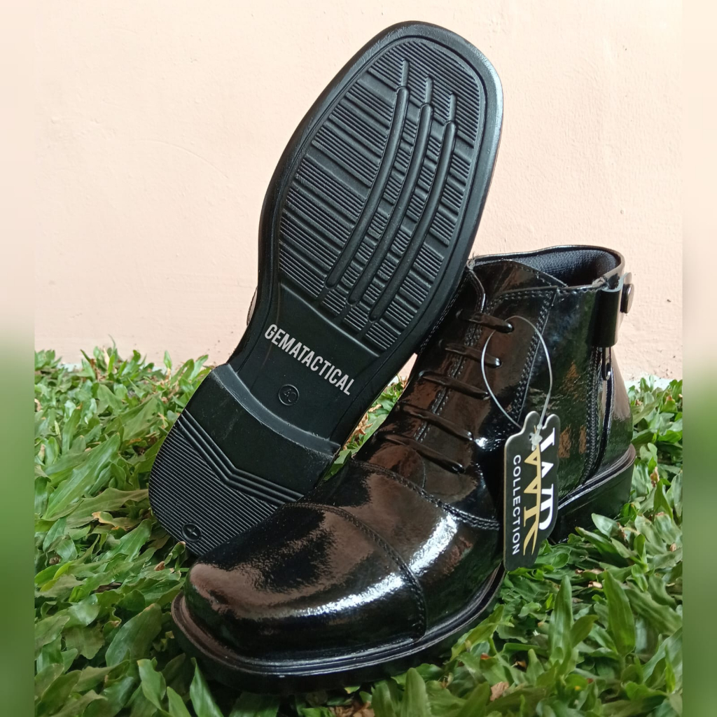 Sepatu PDH Polri Tni / Sepatu pdh asli kulit / Sepatu WR 802 / Sepatu Pdh Tni Polri Dishub Satpam Se