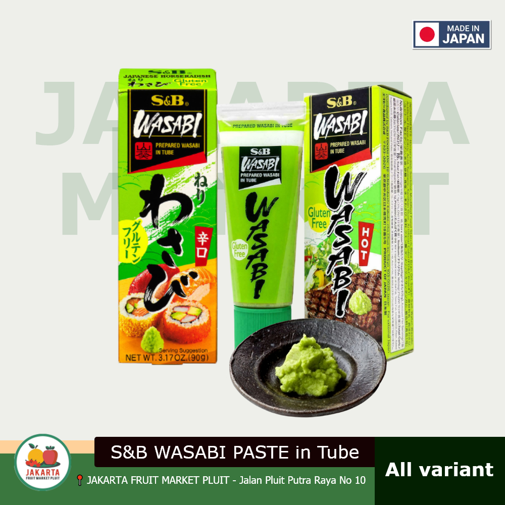 

S&B WASABI saus pasta jepang japan