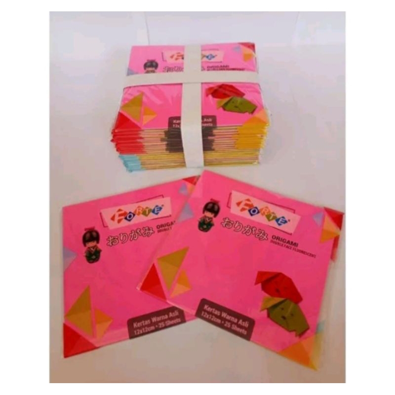 

Origami Forte Double Side Kertas Lipat Warna
