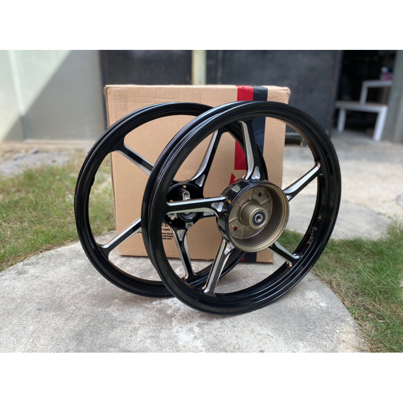 PELEK ROSSI ENKEI VELEG VROSSI COPY ENKEI HITAM KILAP 160/185 RING 17