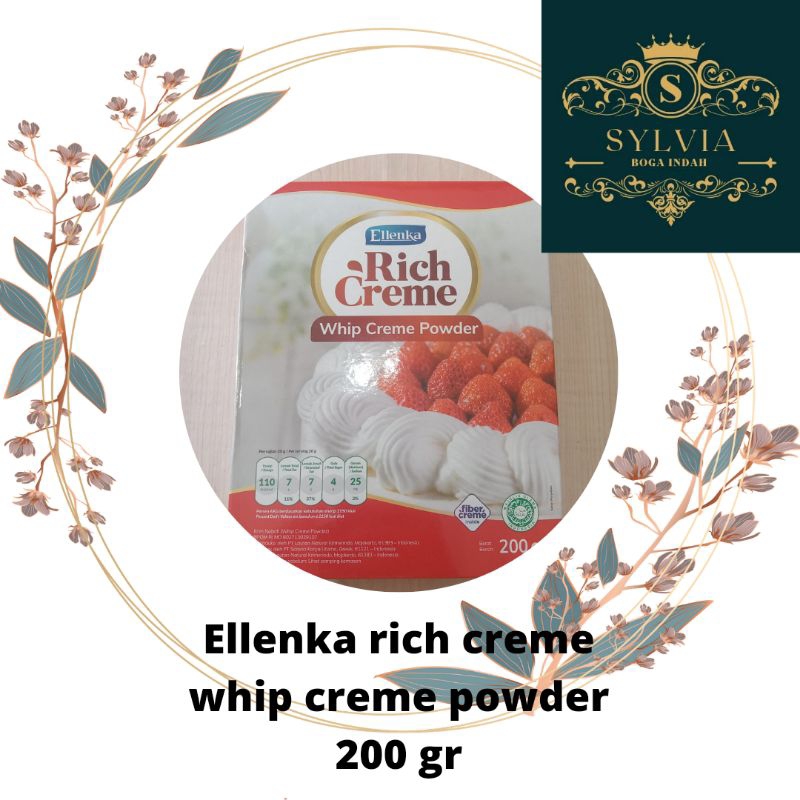 

Ellenka rich creme whip creme powder 200 gr / 400 gr