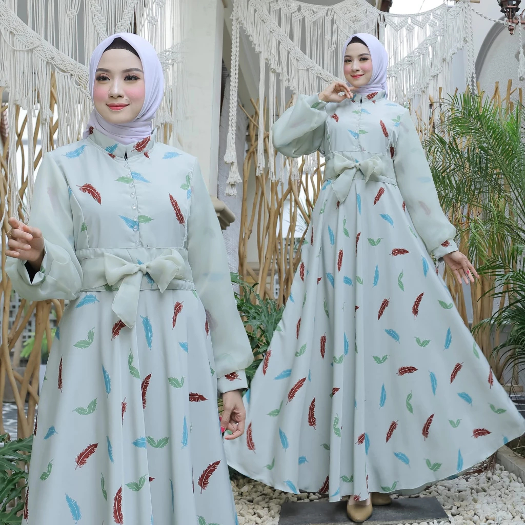 Baju Pesta Gamis Jumbo Busui Wanita Muslimah Adem Mewah Elegan Trand Kondangan Viral Model Terbaru 2