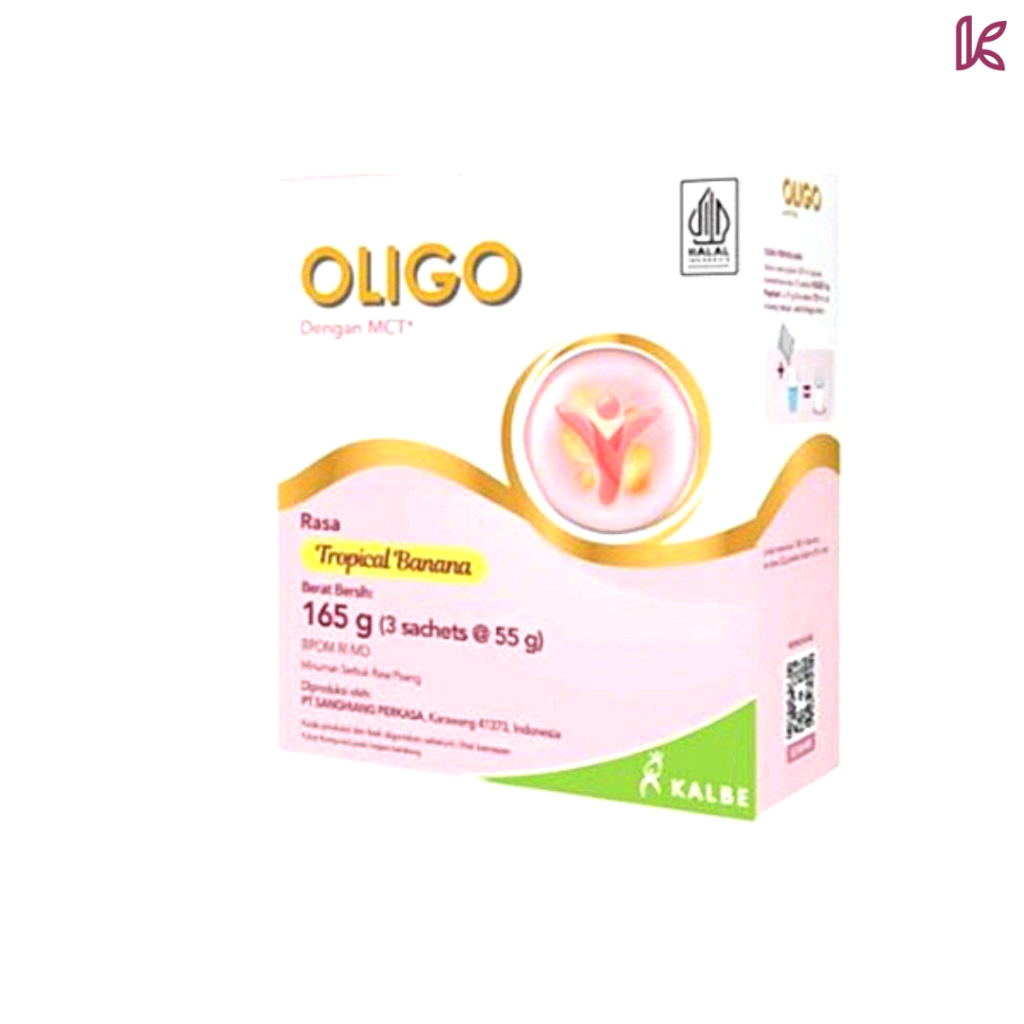 

OLIGO Rasa dan aroma pisang, Bebas Serat 165gr