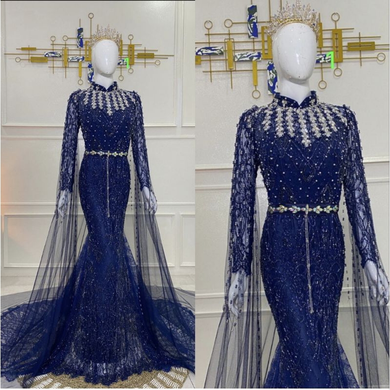 TERLARIS//GAUN SLIM DUYUNG MEWAH FULL PAYET BEREKOR//DUYUNG TILE AKAR