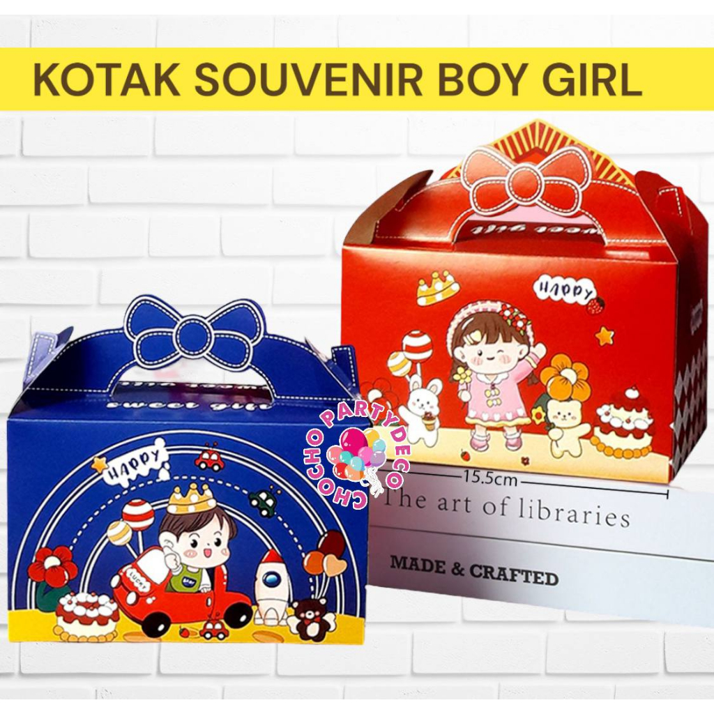 

Box Goodie Bag Ulang Tahun BOY GIRL Isi 8 / Kotak Ulang Tahun / Dus Souvenir Tengteng